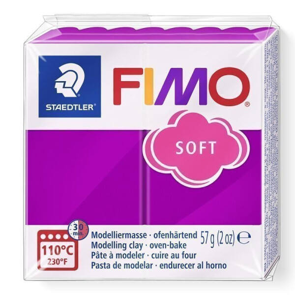 FIMO soft 57g - purpurová
