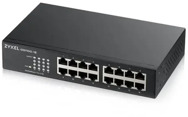 ZyXEL GS1100-16v3 / Switch / 10|100|1000Mbps / 16x GLAN (GS1100-16-EU0103F)