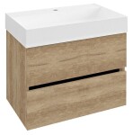 SAPHO ODETTA umyvadlová skříňka 67x50x43,5cm, dub alabama DT070-2222