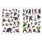 Jiri Models Jiri Models, 3855-7, Velké omalovánky se samolepkami hrdinů Marvel