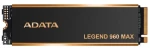 ADATA LEGEND 960 MAX 2TB / SSD / M.2 2280 / PCIe Gen4 / čtení: 7400MBps / zápis: 6800MBps / MTBF: 2mh (ALEG-960M-2TCS)