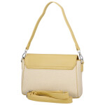 Elegantní dámská koženková kabelka na rameno Ciri, žlutá