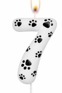 Dortisimo Svíčka s tlapičkami číslo 7