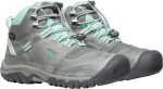 Trekové boty Keen RIDGE FLEX MID WP YOUTH grey/blue tint Velikost: