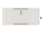 Lanberg WFFA-5604-10S šedá / Nástěnný rozvaděč / 19" / 4U / 600×570 mm / skleněné dveře (WFFA-5604-10S)