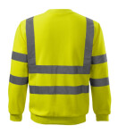 HV Essential mikina unisex fluorescenční žlutá 2XL