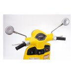 Mamido Dětský elektrický skútr Vespa ROMA žlutý