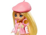 Mamido Stylová módní panenka Barbie Extra Mini Minis v baretu