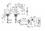 HANSA - Vantis Style Elektronická umyvadlová baterie, bateriové napájení, chrom 54602209