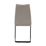 Jídelní židle, hnědá, látka, DCL-438 BR2