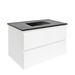 Koupelnová skříňka s umyvadlem SAT B-Way 79x50x45 cm bílá lesk BWAY280WU4B BWAY280WU4B