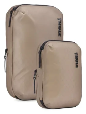 Thule TCCS201 béžová / Sada kompresních obalů / Malý + velký / Nylon 100D / Voděodolné zipy YKK (3205564)