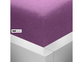 Stanex Froté napínací prostěradlo fialové ROZMĚR: (š/d/v) 90 x 200 x 20 cm