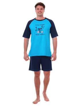 Calvi Pánské krátké pyžamo 24-291 - CAL24-291 BASS L