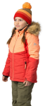 Dětská zimní bunda Hannah Leane JR Poinsettia/cantaloupe