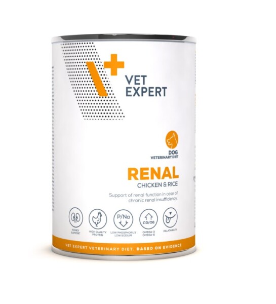 Vetexpert Konzerva Renal Dog (Kuře & Rýže) 400g
