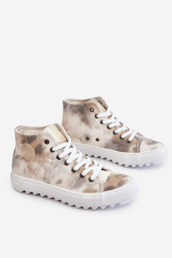 Dámské tenisky High Big Star LL274047 Bílá a zelená 40