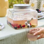 Ib Laursen Nádoba na limonádu Clear 3,6 l, čirá barva, sklo