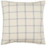 Ib Laursen Povlak na polštář Ebbe Blue Checkered 50 x 50 cm, modrá barva, textil