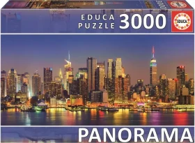 EDUCA Panoramatické puzzle Mrakodrapy v New Yorku