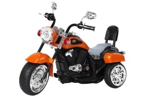 Mamido Dětská elektrická motorka Chopper oranžová