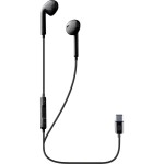 Cellularline In Ear Headset kabelová černá regulace hlasitosti