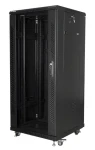 Lanberg 27U/600x600 černý / Stojanový rozvaděč / 19" / Flat pack (FF01-6627-12B)