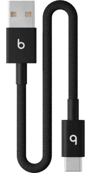Beats kabel USB-A (M) - USB-C (M) 20 cm černá / opletený (MEQL4EE/A)