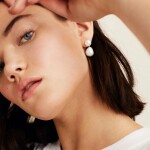 Elenys pozlacené perlové náušnice Alba 18K žluté zlato Perla 5A