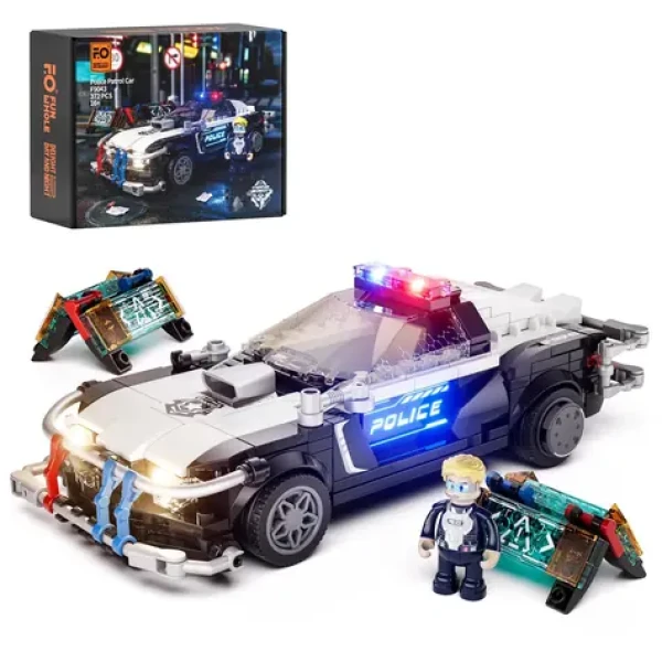 Lumibricks Cyberpunk Neoncity - Police Patrol Car