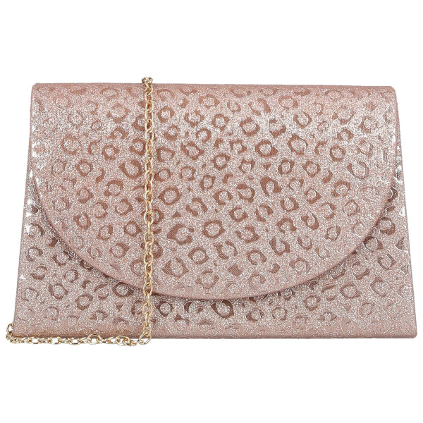 Módní dámské plesové psaníčko Michelle Moon Basilie, růžové