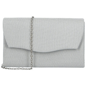 Trendy dámské psaníčko Michelle Moon Tilis, stříbrné