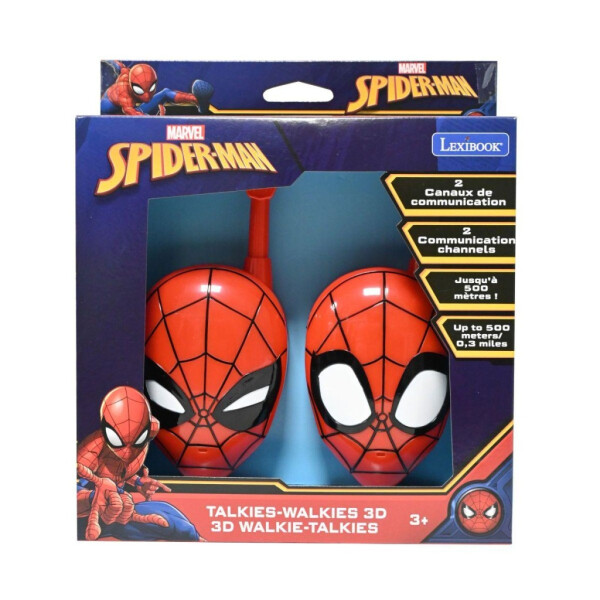 Lexibook 3D vysílačky Spiderman s dosahem 500 m - Alltoys Lexibook