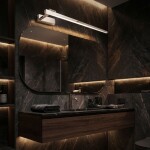 Koupelnové nástěnné LED svítidlo SWE030-1W 80cm CHROME OSW-20129