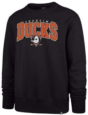 47 Brand Pánská Mikina Anaheim Ducks Varsity Block '47 HEADLINE Crew Velikost: S