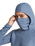 ICEBREAKER Wmns Merino 400 RealFleece Grid Pulover Hood, Dawn (vzorek) velikost: S