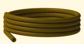SURETTI PVC hadička hnědá / Rybářská bižuterie