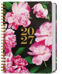 Denní diář 2027 David Twin Pivoňky