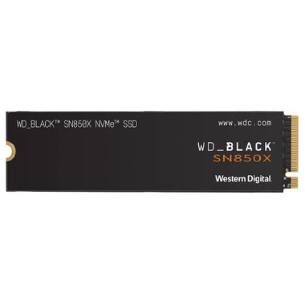 WD Black SN850X 4TB / M.2 SSD 2280 / NVMe PCIe 4.0 4x / TLC / čtení:7300MBs / zápis:6600MBs / 5y (WDS400T2X0E)