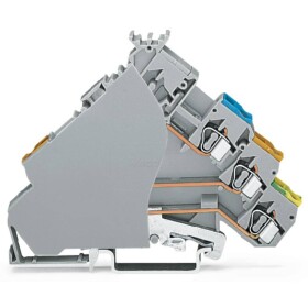 WAGO 280-575/280-320 svorka akčního členu 6 mm pružinová svorka osazení: L šedá 50 ks