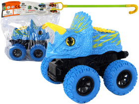 Mamido Autíčko Triceratops s třecím pohonem modré