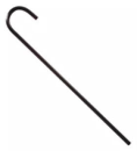 R-Kontakt.cz Hůl Chaplin 80 cm