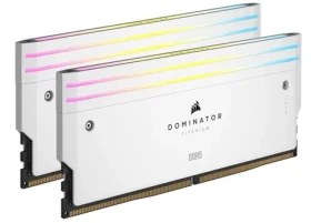 Corsair Dominator Titanium White 48GB (2x 24GB) DDR5 6000MHz / CL30 / DIMM / RGB / XMP / 1.4V (CMP48GX5M2B6000C30W)