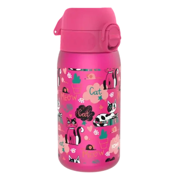 Ion8 Leak Proof Dětská láhev Cats 350 ml (0619098089776)