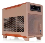 Thermaltake TR100 světle hnědá / Skříň / mini ITX / 2x USB-A / 1x USB-C / bez zdroje (CA-11A-00SGNN-00)