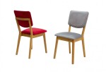 BRADOP Židle čalouněná GISELA Z221 - dub BRA-Z221-ZIDLE