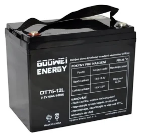 GOOWEI ENERGY Pb záložní akumulátor VRLA GEL 12V/75Ah (OTL75-12)