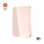 FIXED Powerbanka MagZen 5 Crystal s bezdrátovým nabíjením se standardem Qi2 a podporou MagSafe 5 000 mAh růžová (FIXZENMC-5-PI)