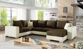 Sedací souprava Marco Provedení: Pravá U, látka: Sawana 16/ Soft 33 beige
