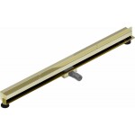 MEXEN - Flat Wall žlab ke stěně 2v1 120 cm zlatý 1530120